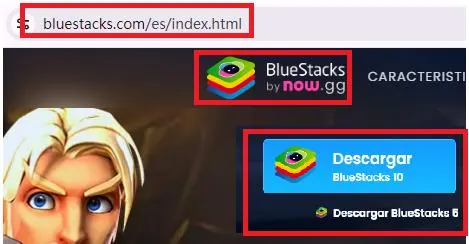 Visita la web oficial de Bluestacks Visita la web oficial de Bluestacks